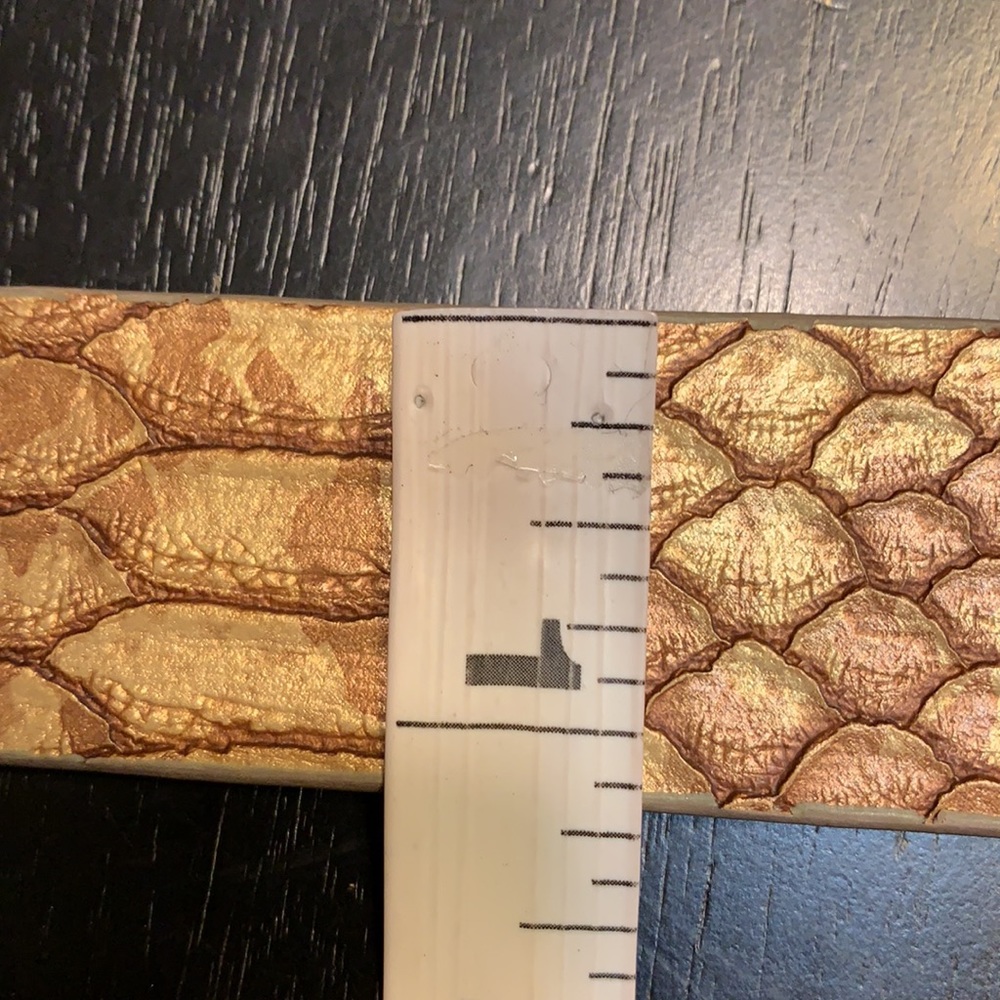 Chico’s Faux Snake Print Belt M/L - Picture 10 of 14